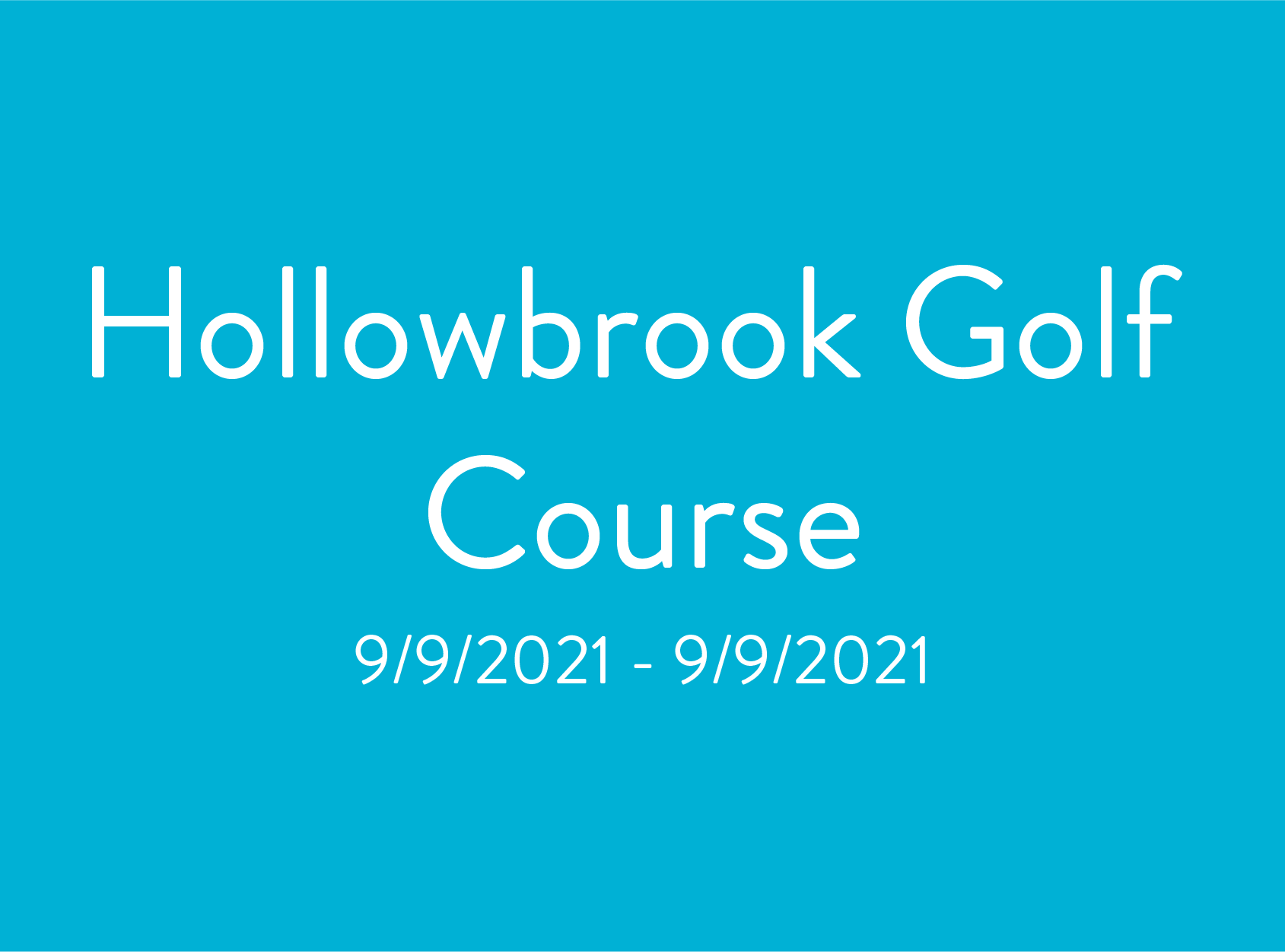Hollowbrook Golf