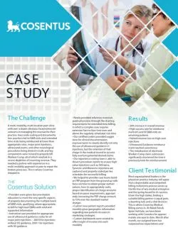 Cosentus Pain Management Success Story